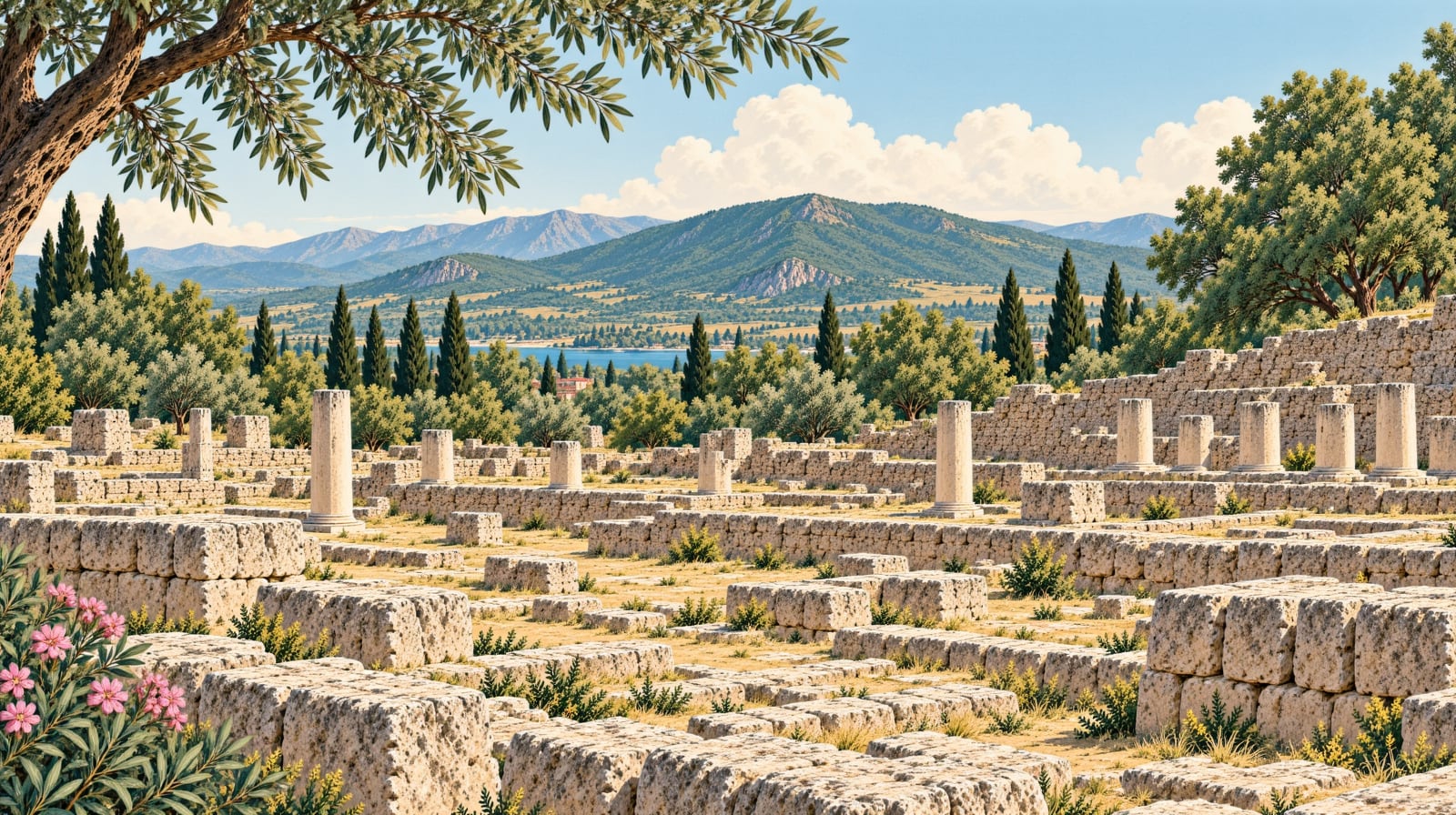 Kurukastel Archaeological Site çizimi, Kilis