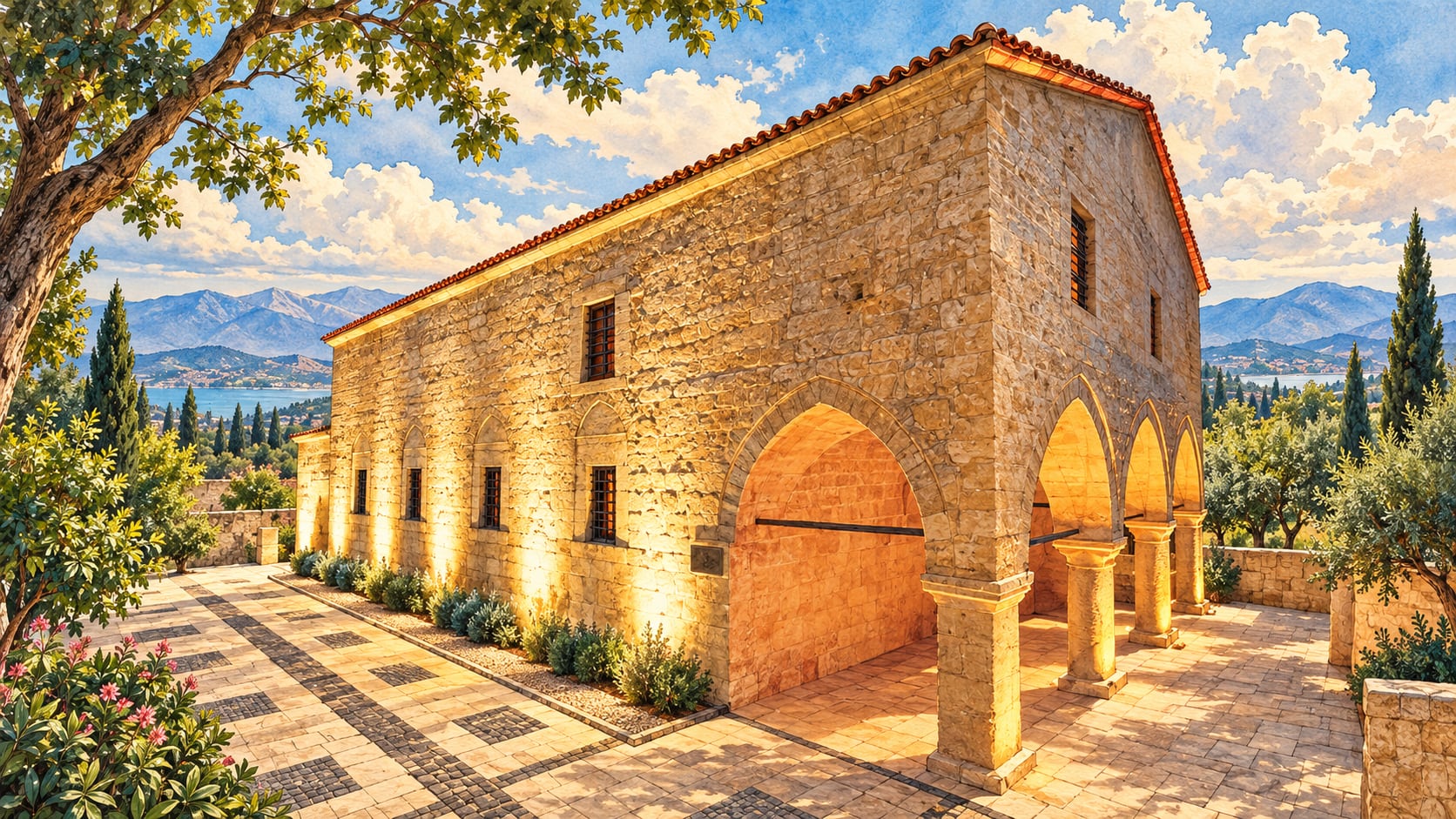 Kuruköprü Monumental Museum and Traditional Adana House çizimi, Adana
