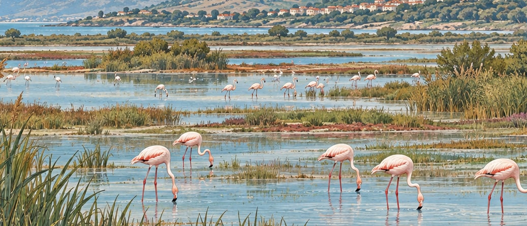 Bird Sanctuary National Park çizimi, Balıkesir