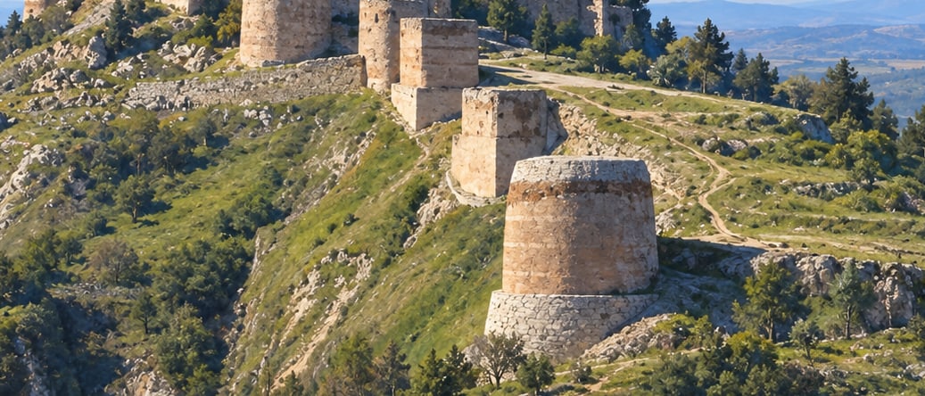 Kütahya Castle çizimi, Kütahya