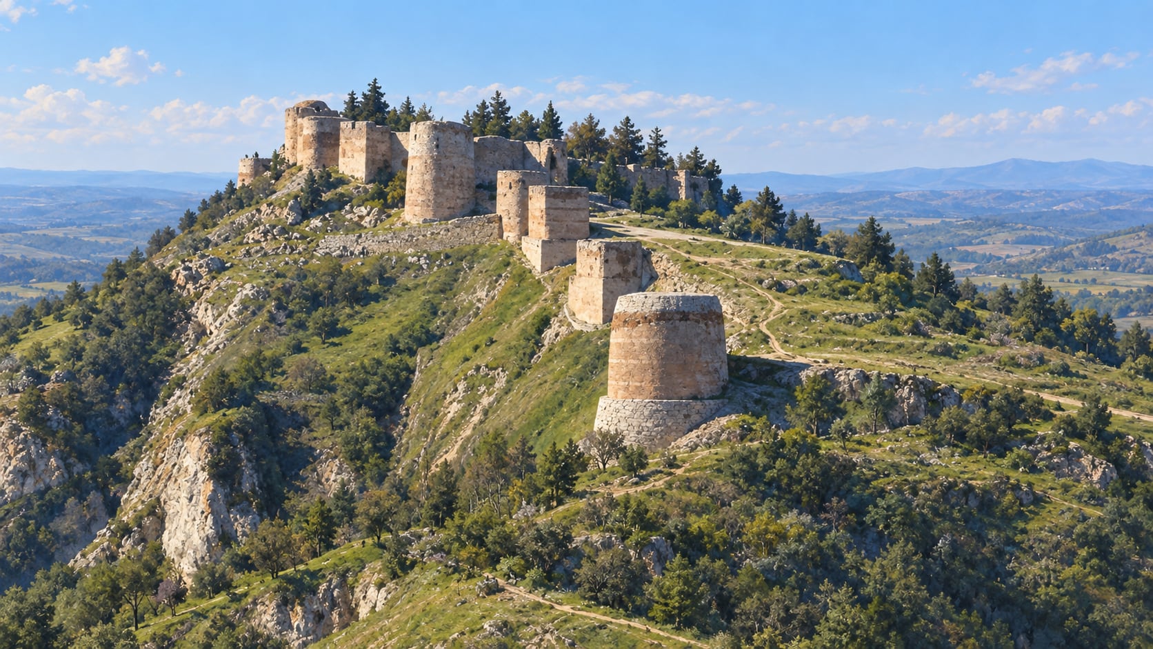 Kütahya Castle çizimi, Kütahya