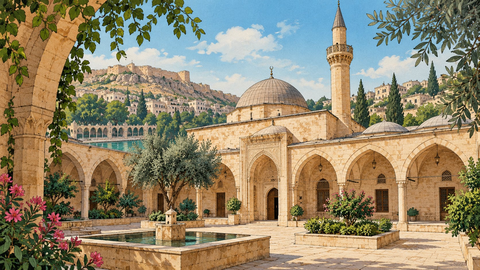 Kutbeddin Mosque çizimi, Şanlıurfa