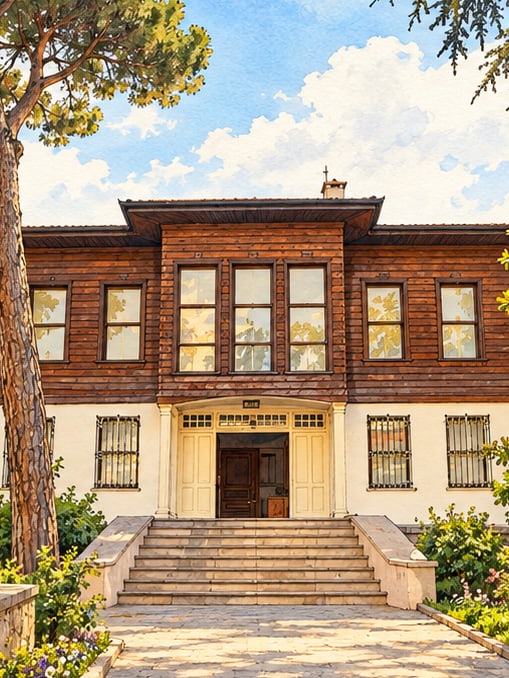 Zeichnung: Kuvayi-Milliye-Kulturmuseum, Balıkesir