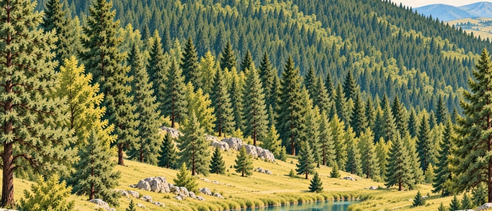 Kuyucuk Bird Sanctuary çizimi, Kars