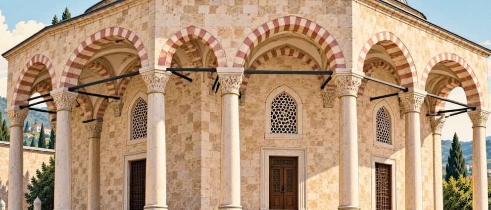 Lala Mustafa Paşa Tomb çizimi, İstanbul