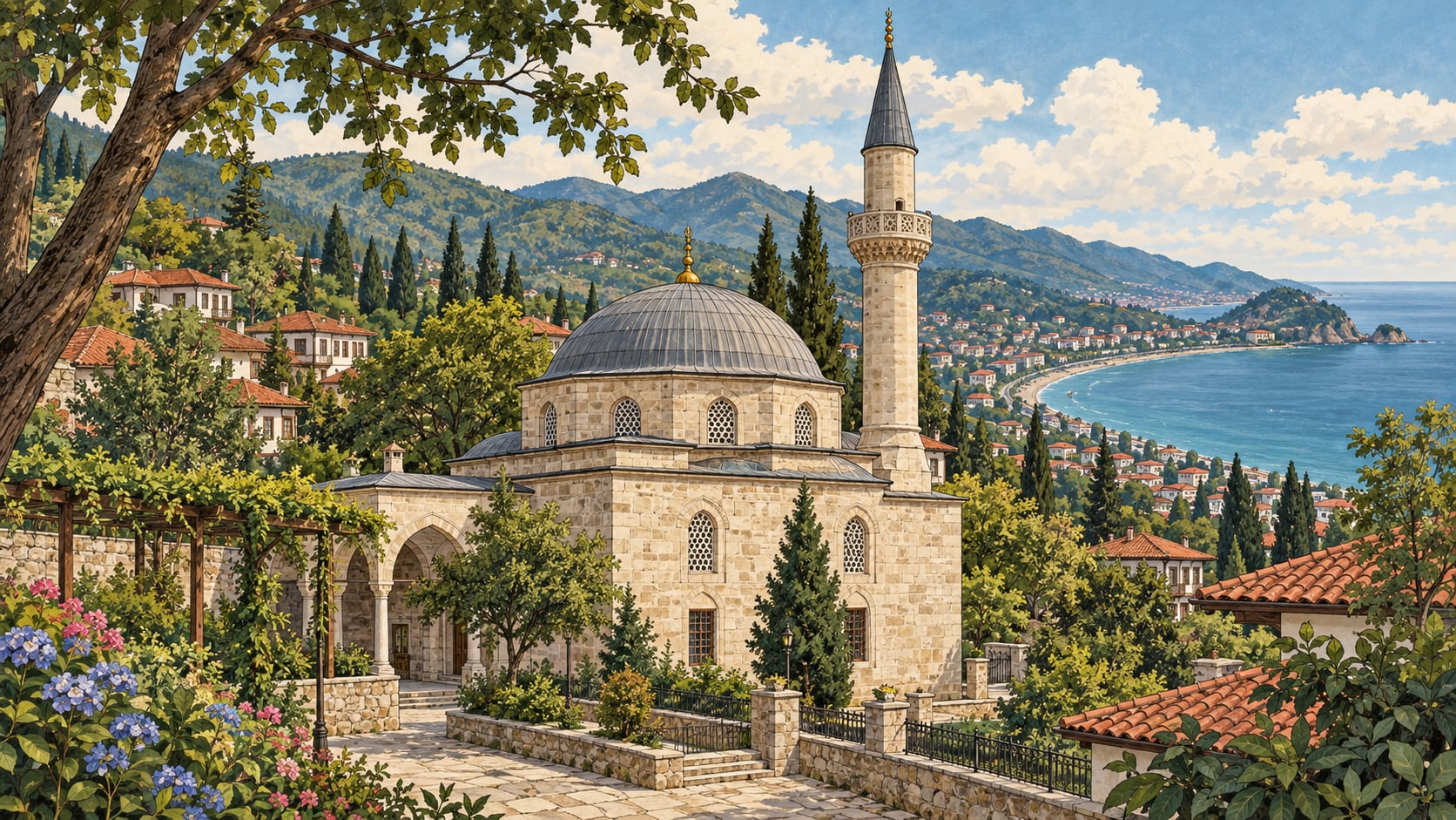 Laleli Mosque çizimi, Ordu