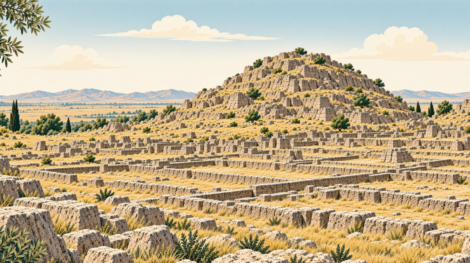Levzin Mound çizimi, Adıyaman