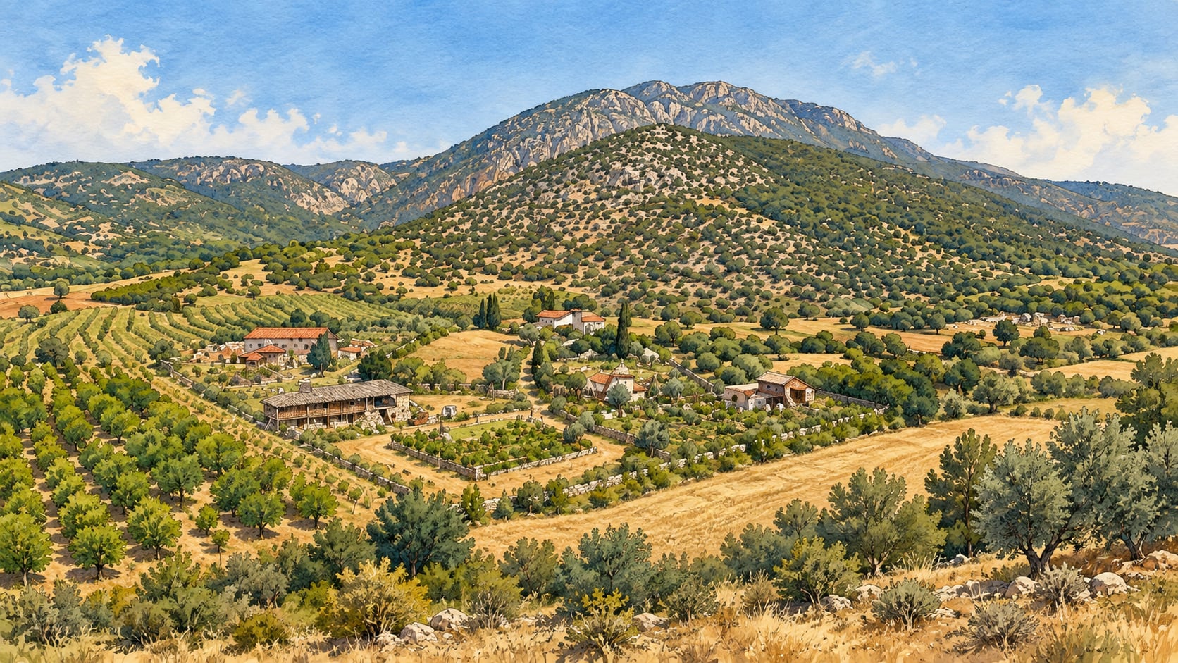 Lisinia Doğa çizimi, Burdur