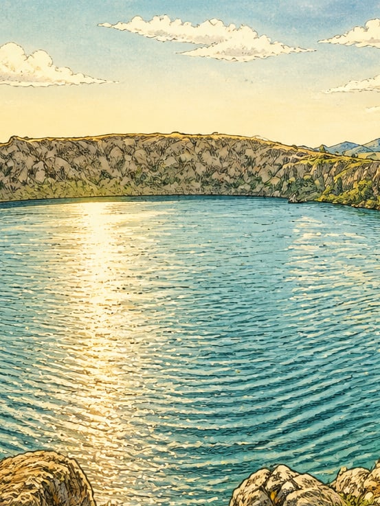 Zeichnung: Lota-Seen, Sivas