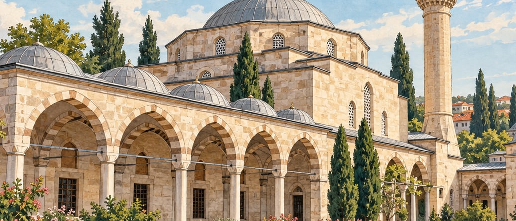 Lüleburgaz Sokullu Mehmet Paşa Complex çizimi, Kırklareli