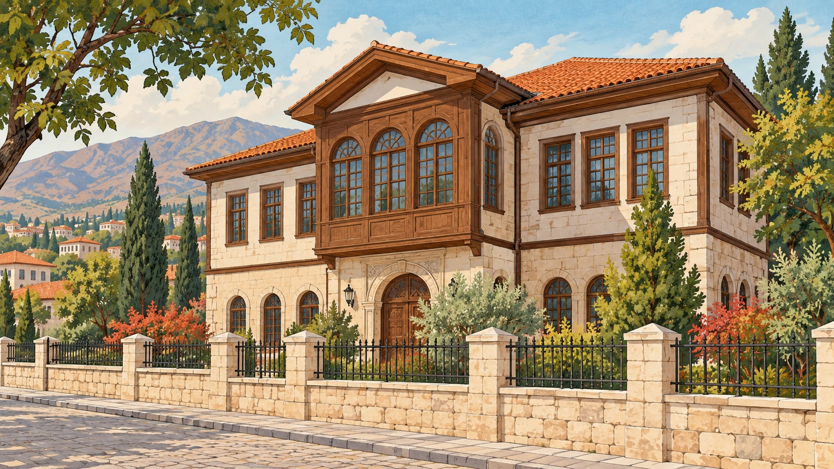 Mahmut Çalık and Ahmet Çalık Textile Museum çizimi, Malatya