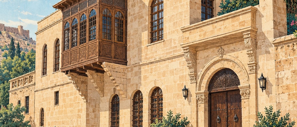 Mahmut Nedim Mansion Private War of Independence Museum çizimi, Şanlıurfa