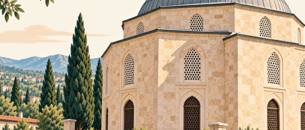 Mahmut Paşa Mosque çizimi, Tokat