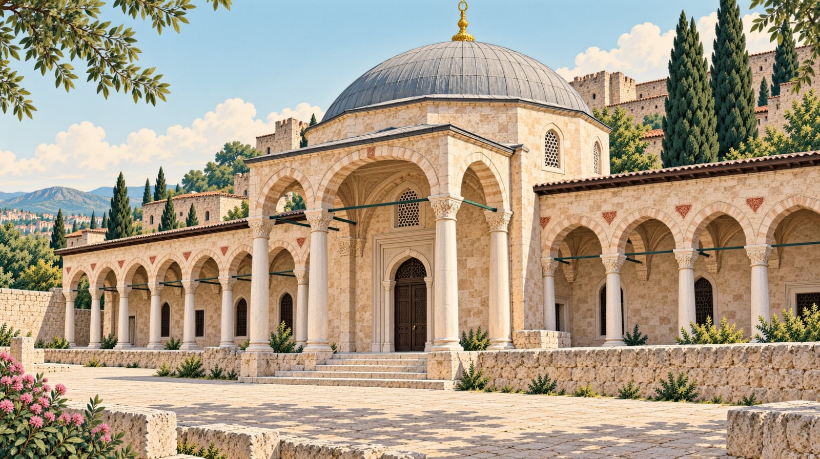 Mahperi Hatun Caravanserai çizimi, Tokat