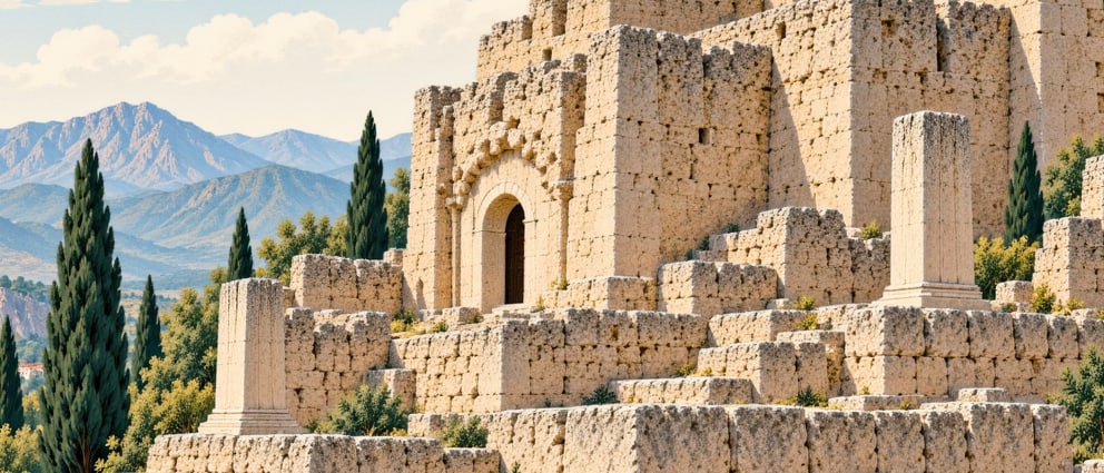 Malazgirt Castle çizimi, Muş