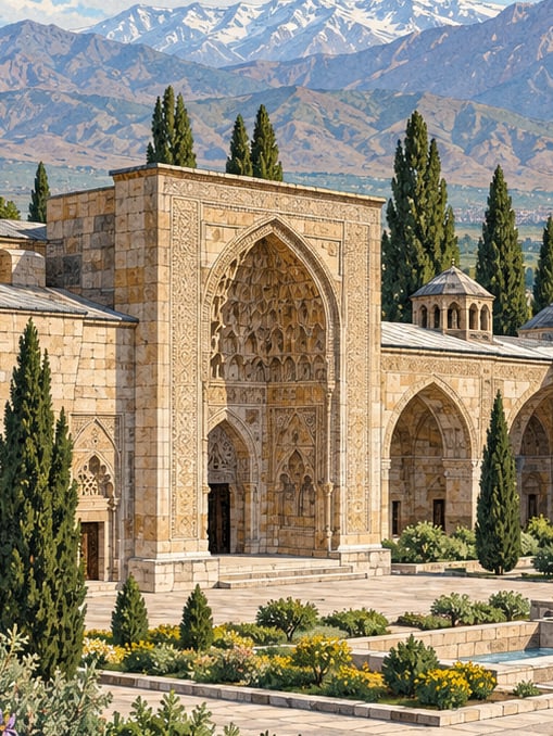 Zeichnung: Mama-Hatun-Külliye, Erzincan