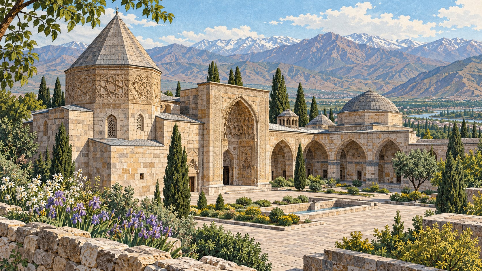 Mama Hatun Complex çizimi, Erzincan