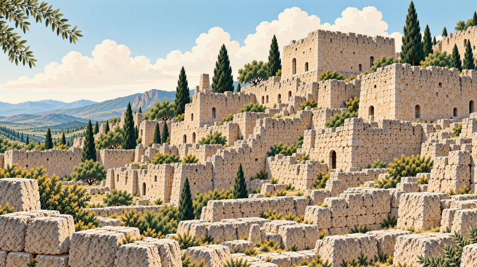 Manisa Castle çizimi, Manisa