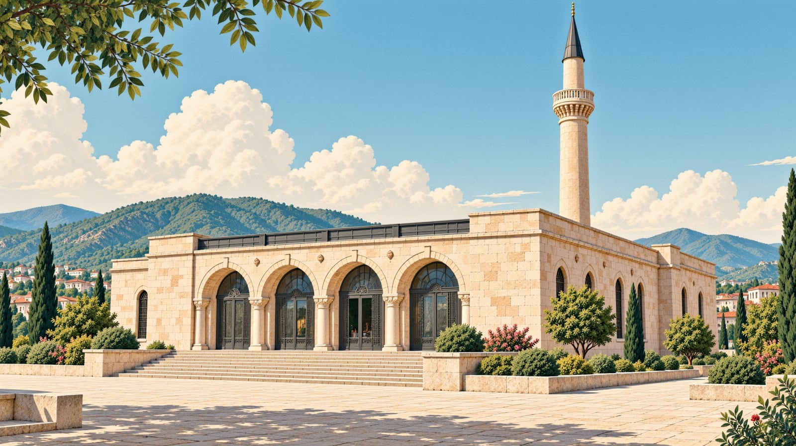 Manisa Mevlevi Lodge çizimi, Manisa