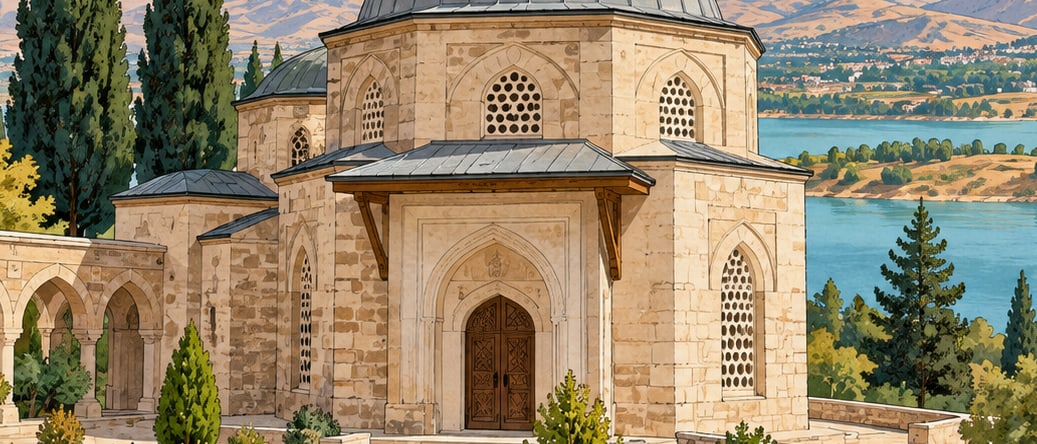 Mansur Baba Tomb çizimi, Elazığ