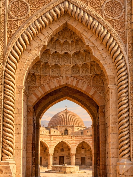 Zeichnung: Ulu-Moschee von Mardin, Mardin