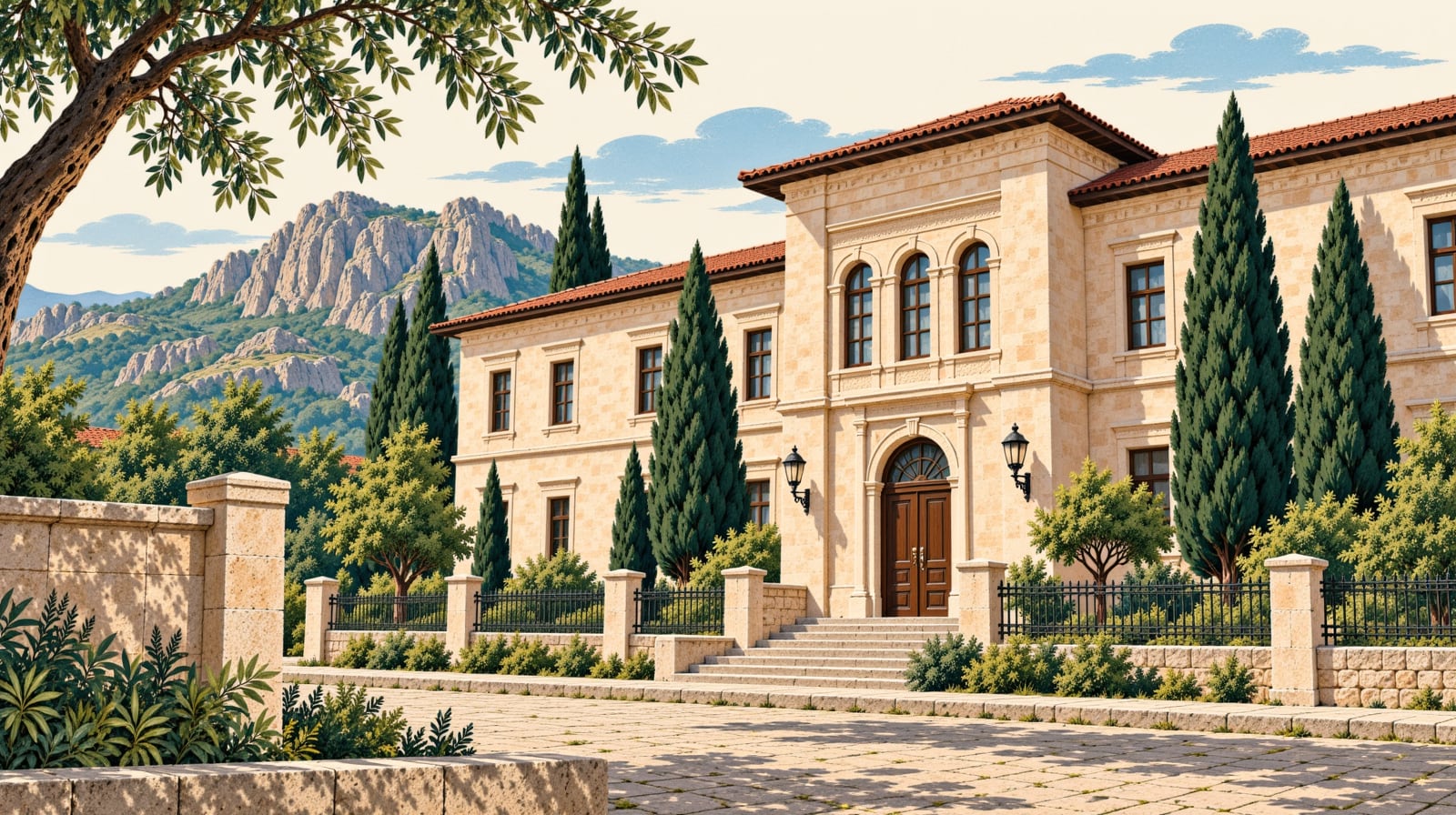 Marmaris Halıcı Ahmet Urkay Museum çizimi, Muğla
