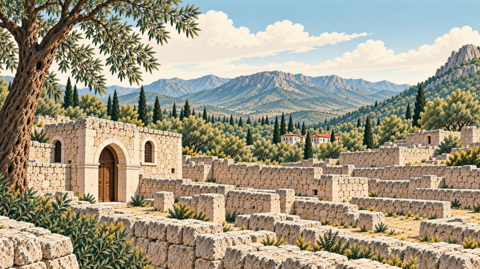 Marmaris Castle çizimi, Muğla