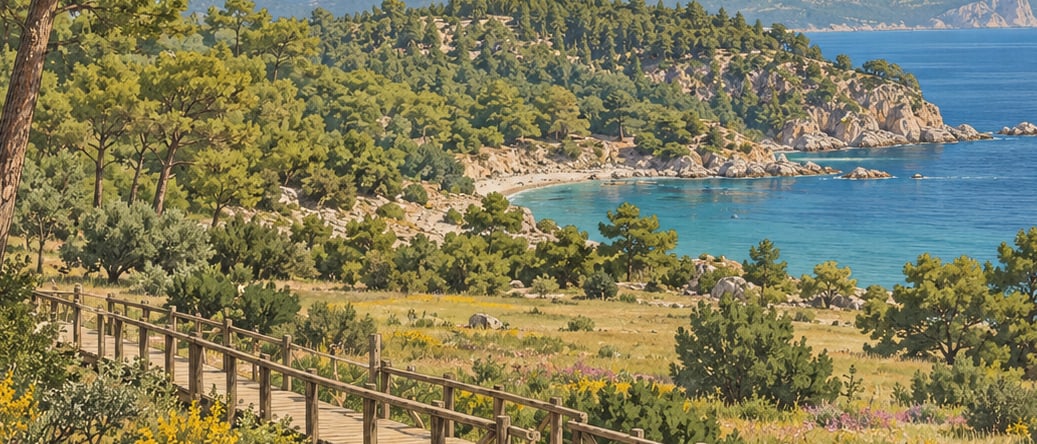 Mavikent Nature Park çizimi, Antalya