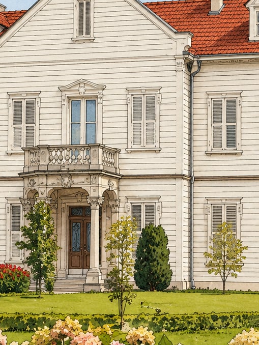 Zeichnung: Gedenkhaus Mehmet Akif Ersoy, İstanbul