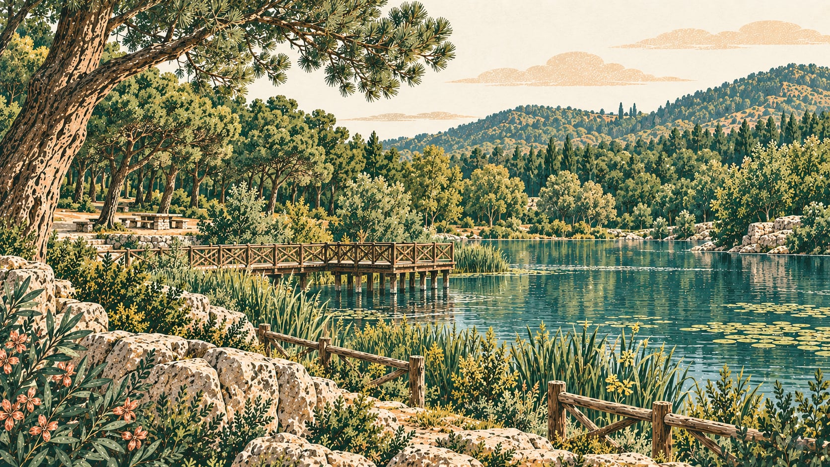 Mehmet Akif Ersoy Nature Park çizimi, İstanbul