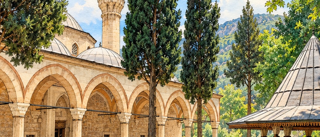 Mehmet Paşa Mosque çizimi, Amasya