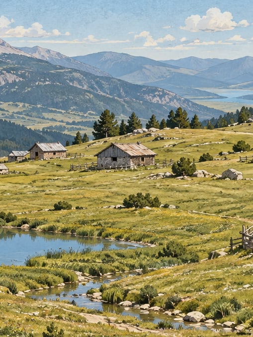 Zeichnung: Melikler-Hochweide, Isparta