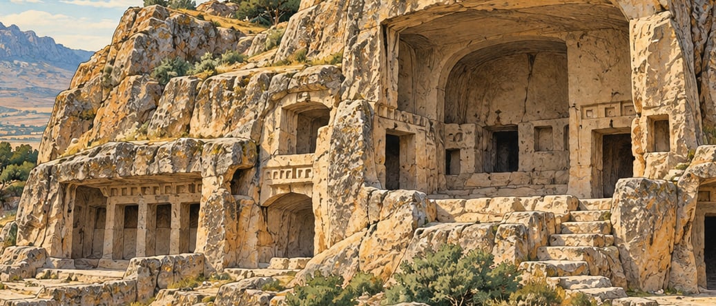 Memeç Rocks çizimi, Afyonkarahisar