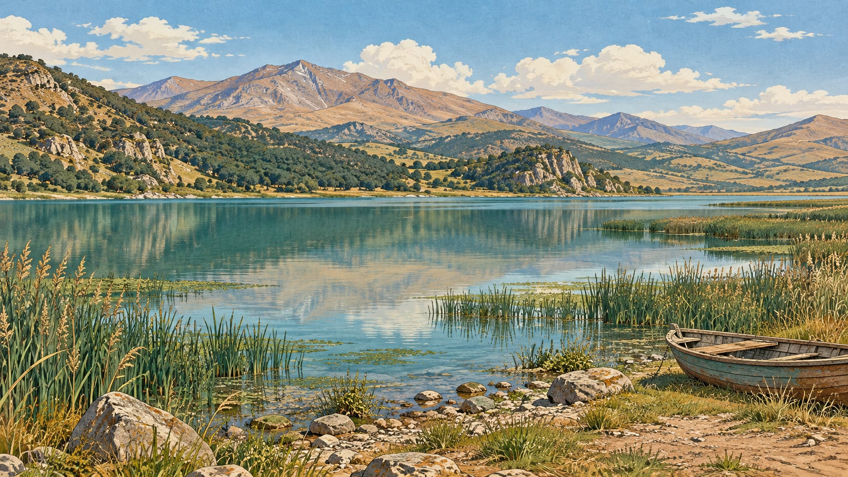 Menzelet Reservoir Recreation Area çizimi, Kahramanmaraş