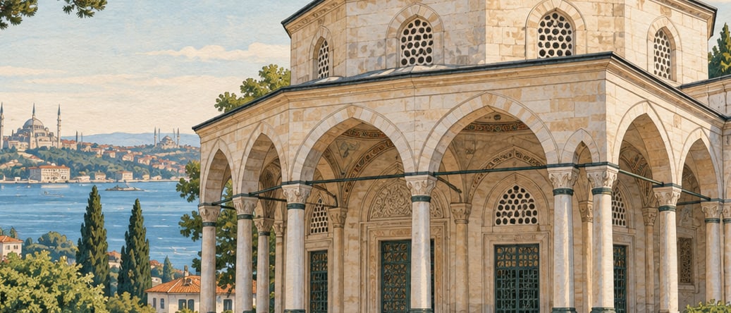 Merkez Efendi Tomb çizimi, İstanbul