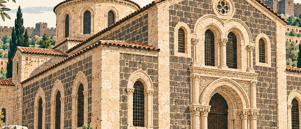 Meryem Ana Church çizimi, Diyarbakır