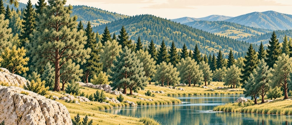 Meryemana Nature Park çizimi, İzmir