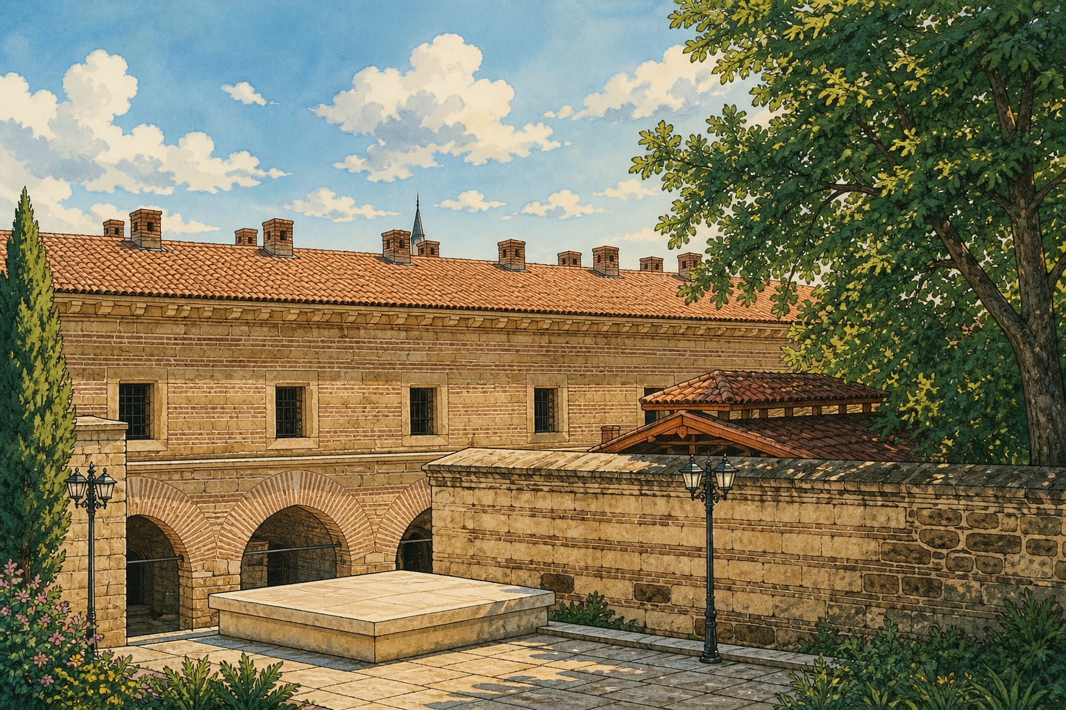 Merzifon Bedesten çizimi, Amasya