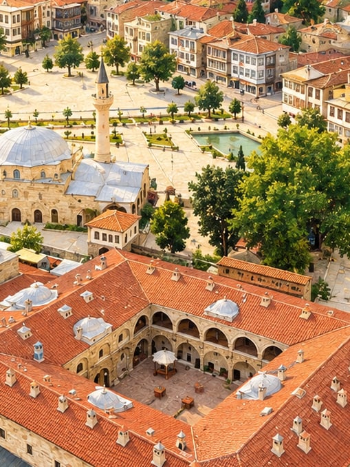 Zeichnung: Merzifon Taşhan, Amasya