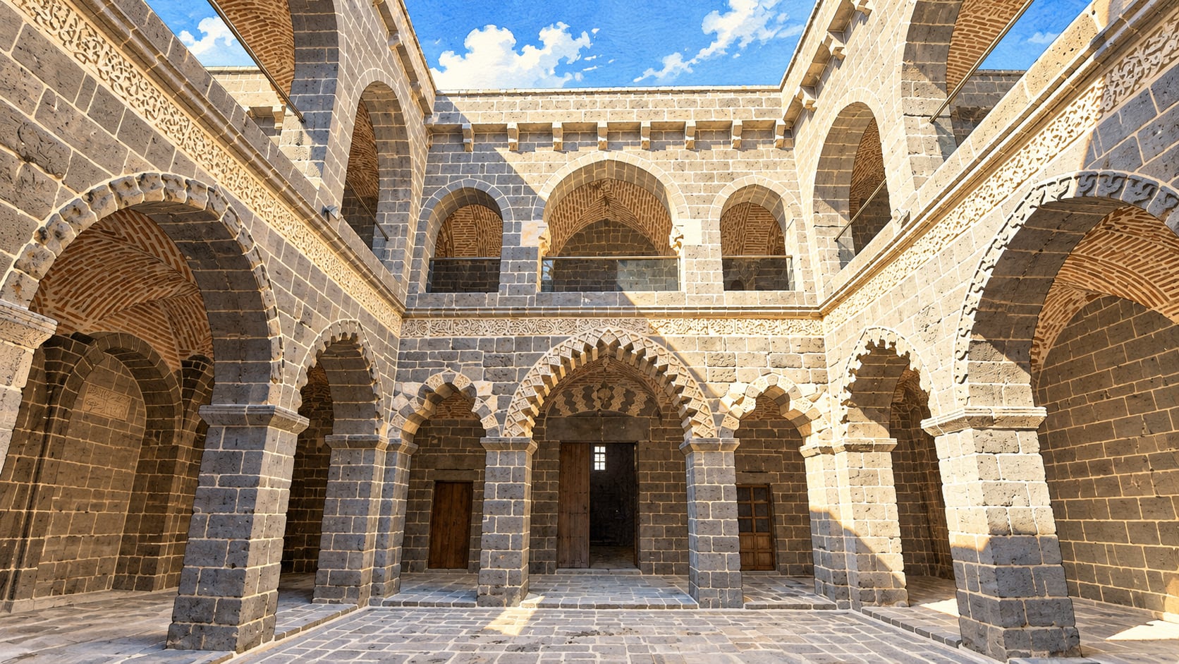 Mesudiye Madrasa çizimi, Diyarbakır