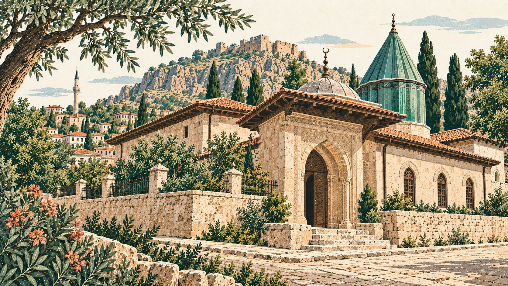 Mevlevi Kültürü ve Vakıf Eserleri Müzesi çizimi, Tokat