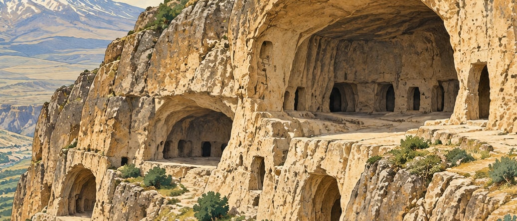Meya Caves çizimi, Ağrı