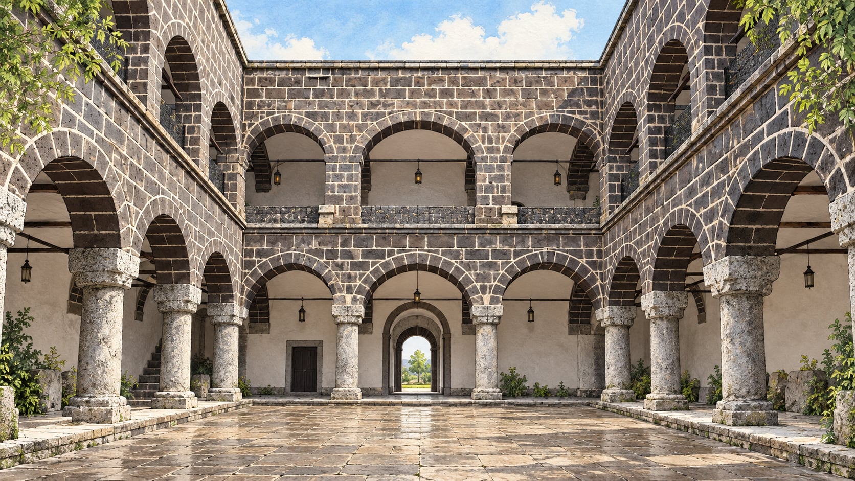 Meydan Madrasa çizimi, Hakkari