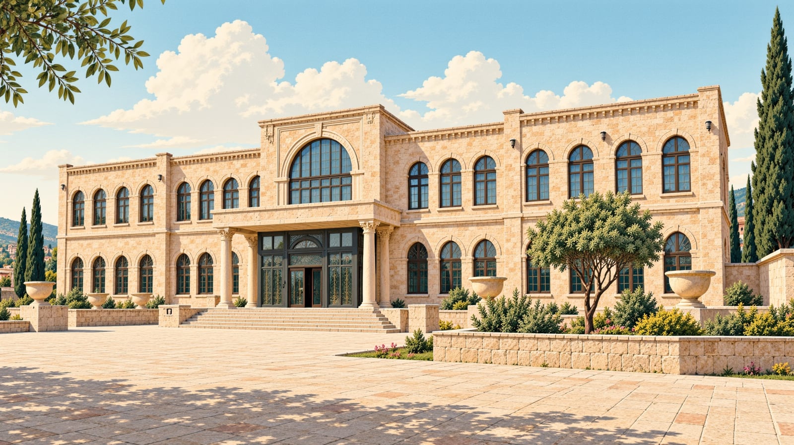 Midyat Devlet Konukevi çizimi, Mardin