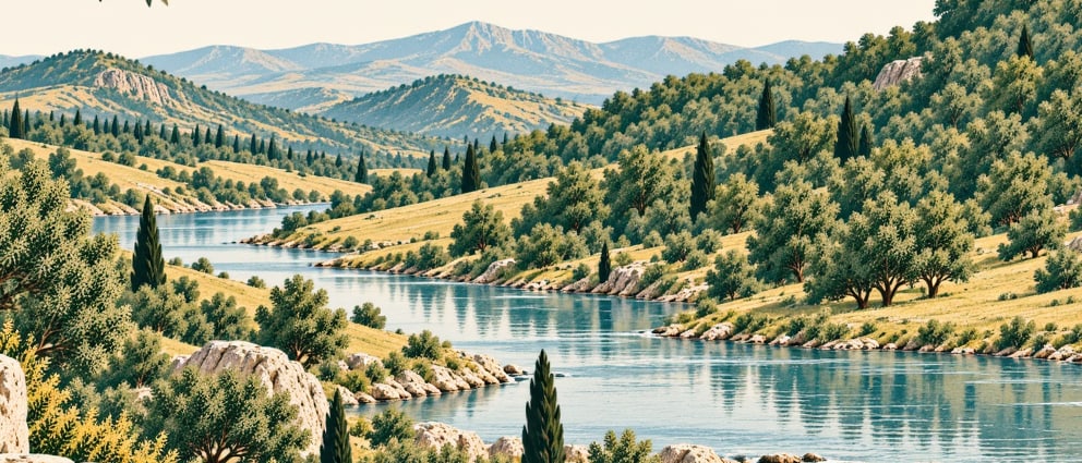 Mıhlı Stream çizimi, Balıkesir