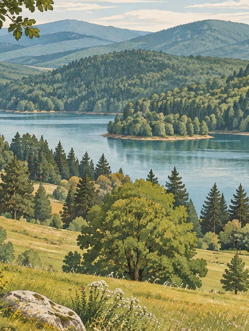Zeichnung: Naturpark Nationale Souveränität, Zonguldak