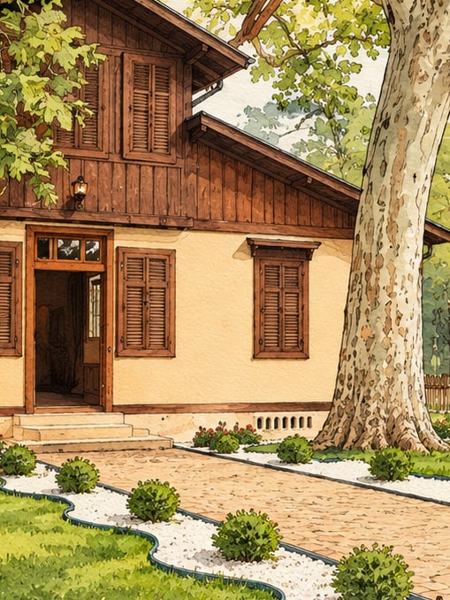Zeichnung: Museum des Nationalen Befreiungskampfes und von Lausanne, Edirne
