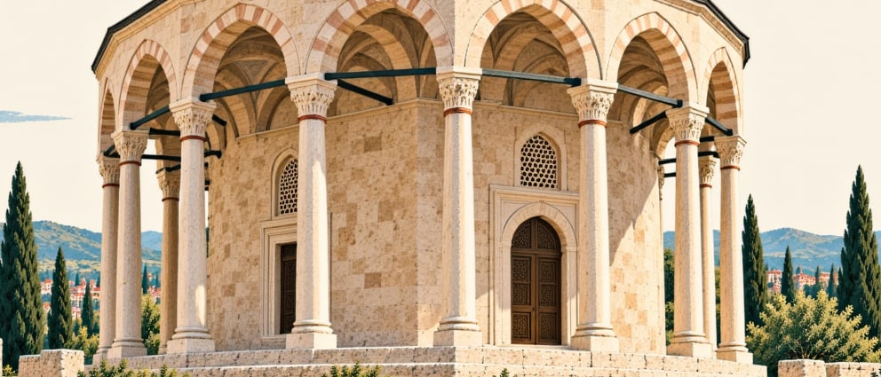 Mimar Sinan Tomb çizimi, İstanbul