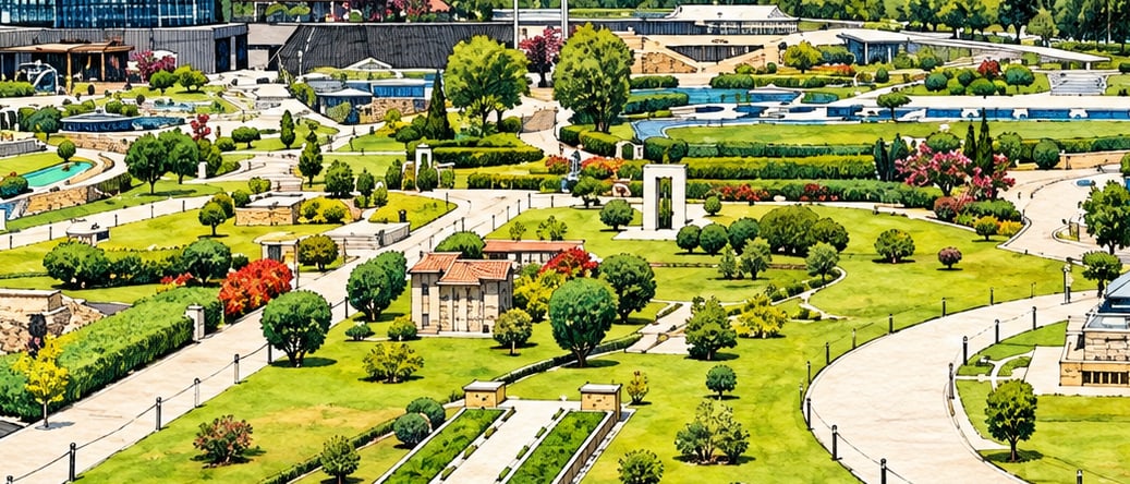 Miniatürk Mini Türkiye Park çizimi, İstanbul