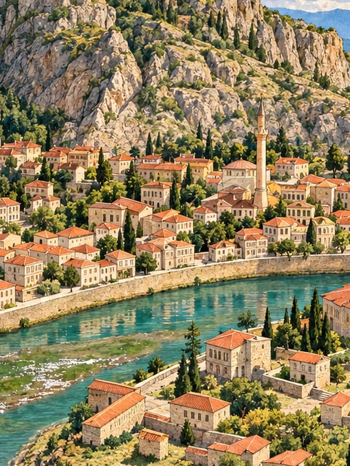 Zeichnung: Minyatür-Amasya-Museum, Amasya